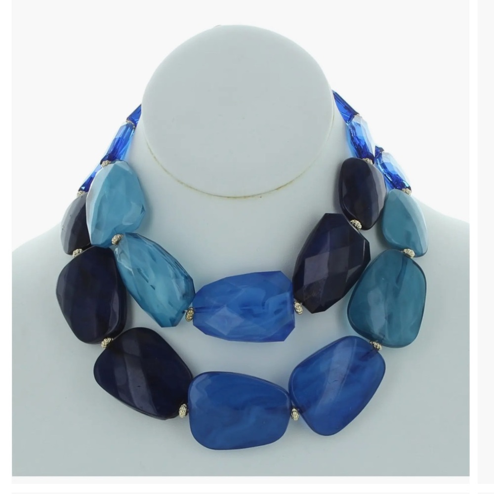 OLIVIA WELLES Riva Statement Bib Necklace